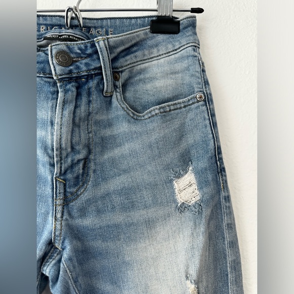 AMERICAN EAGLE Jeans Women 28x30 Next Level Airflex Slim Destroyed Jeans - Picture 8 of 15
